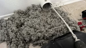 Dryer Vent Cleaning Result Lint and Debris Removal- Space Air Duct Cleaning