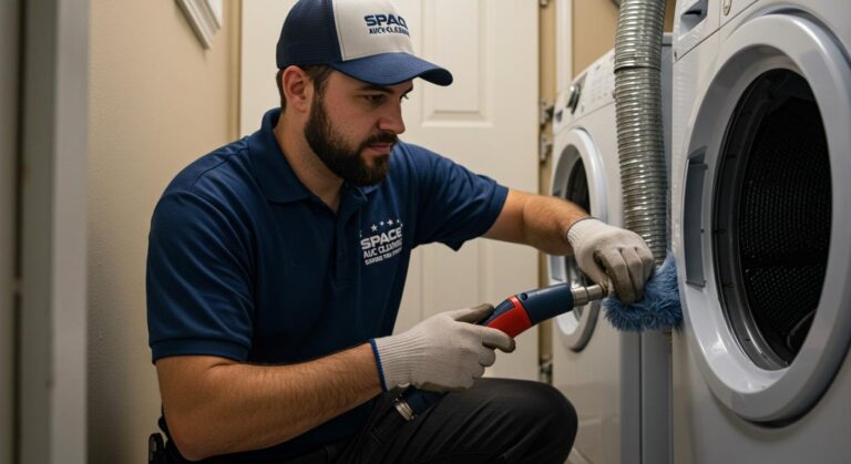 Dryer vent cleaning