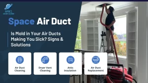 Is Mold in Your Air Ducts Making You Sick Signs & Solutions- Space Air Duct Cleaning