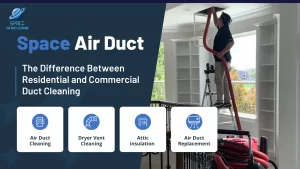 The Difference Between Residential and Commercial Duct Cleaning- Space Air Duct Cleaning