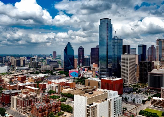 Dallas, Texas, USA downtown city skyline