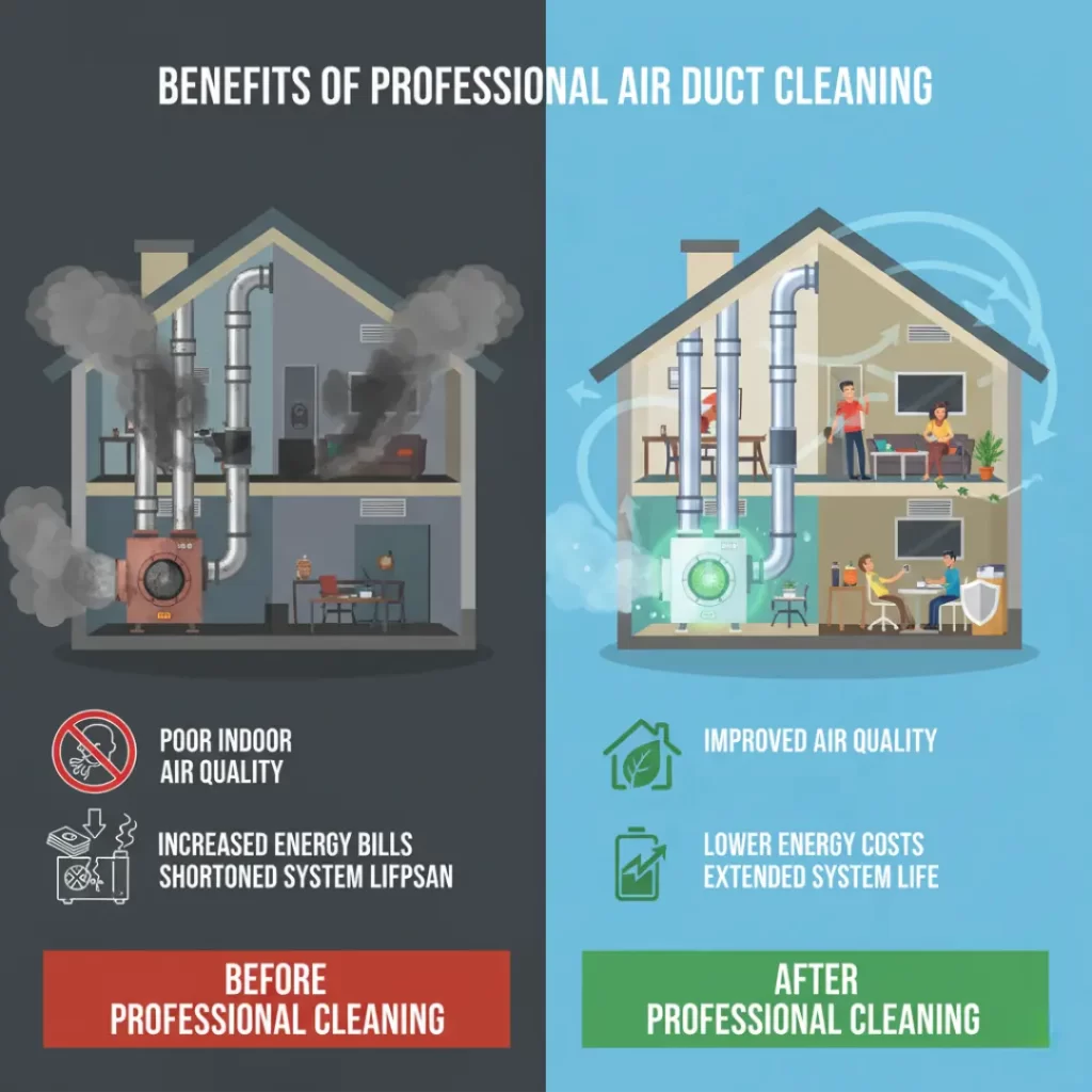 Benefits of Professional Air Duct Cleaning